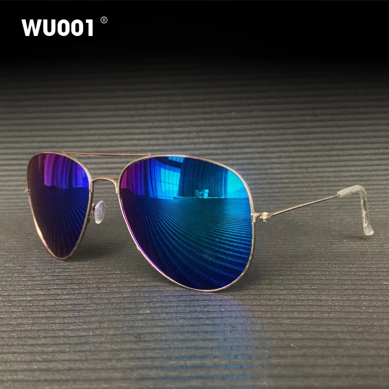 OCYCO Fashion Sunglasses For Men Women Pilot Driving Fishing Metal Sun Glasses Luxury Brand Eyewear Trendy Ins Popular UV400