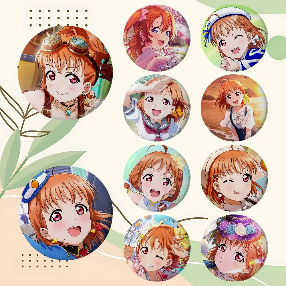 Niedliche Chika Takami-Abzeichen, Emaille-Pin, Cartoon-Brosche für Rucksack und Kleidung