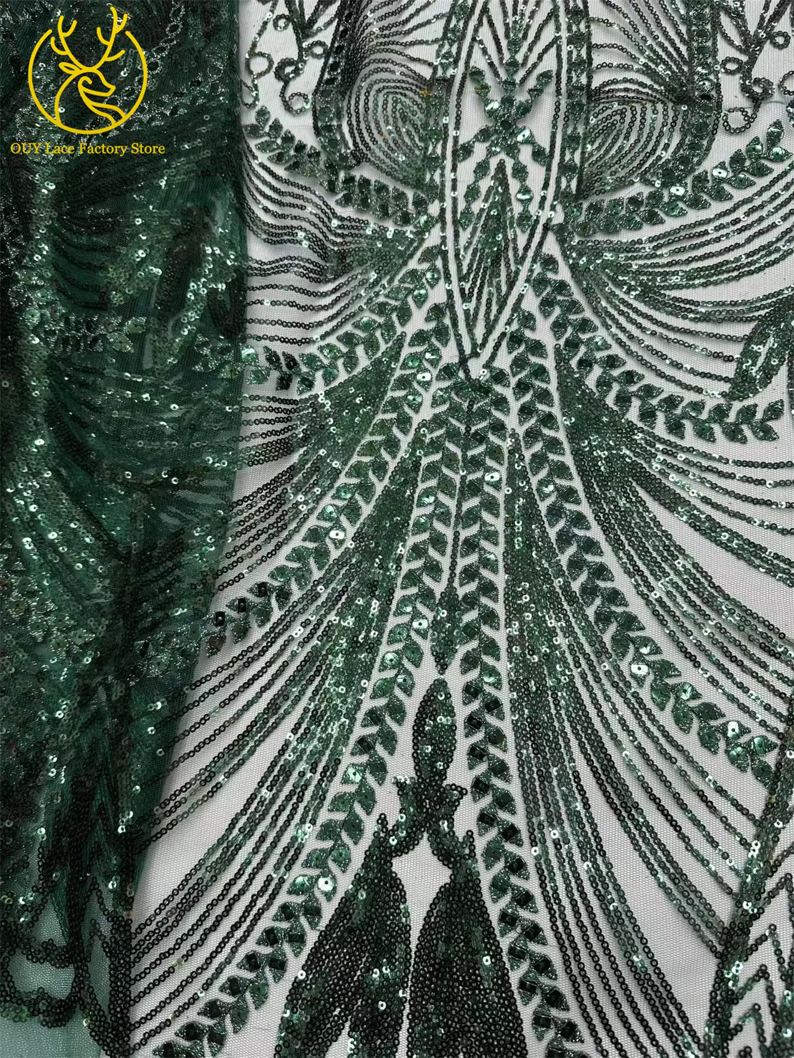 5 Yards Afrikanischer Spitzenstoff 2026 Hochwertige Französische Pailletten Perlenbesetzter Tüll Hochwertiges Nigerianisches Partykleid für Damen Hochzeitskleid – Detail 7