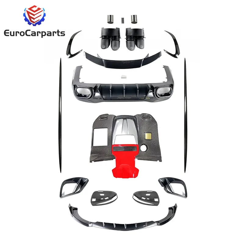 2021-2023 GT63 X290 B900 KO style dry CF Carbon Fiber car body kit Auto  Parts Accessories system Body 