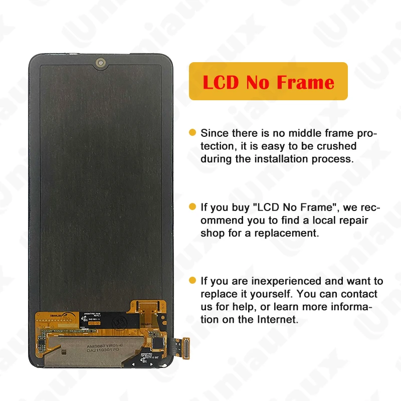 LCD Display Touch Screen Digitizer Assembly for Xiaomi Redmi Note 11 Pro Plus 5G, 6.67 