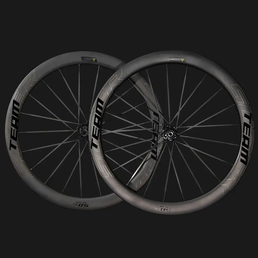 

Карбоновая колесная пара SUPERTEAM, одобренный UCI, карбоновый обод 700C, бескамерные дисковые тормозные колеса, дорожные велосипедные колеса с карбоновыми спицами