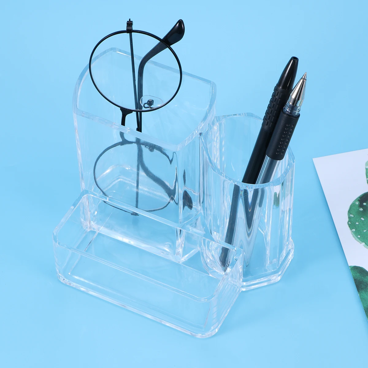 

pen holder plastic pen holder business container pencil organizer desktop storage box