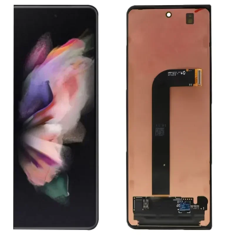 100% AMOLED For Samsung Galaxy Z Fold 3 Display 5G F9260 F926F F926B F926U Pantalla Lcd Touch Panel Screen Digitizer Assembly