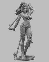 1/24 75mm 1/18 100mm modelo de resina figura de Guerrero Femenino sin pintar sin Color RW-761