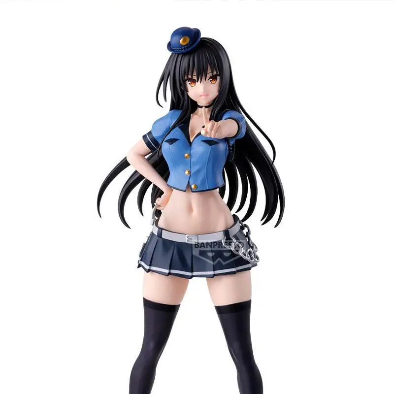 

[Original] Genuine Bandai Banpresto To Love-Ru Darkness Glitter&glamours Kotegawa Yui Police Ver. Anime Figure Model Toys Gift
