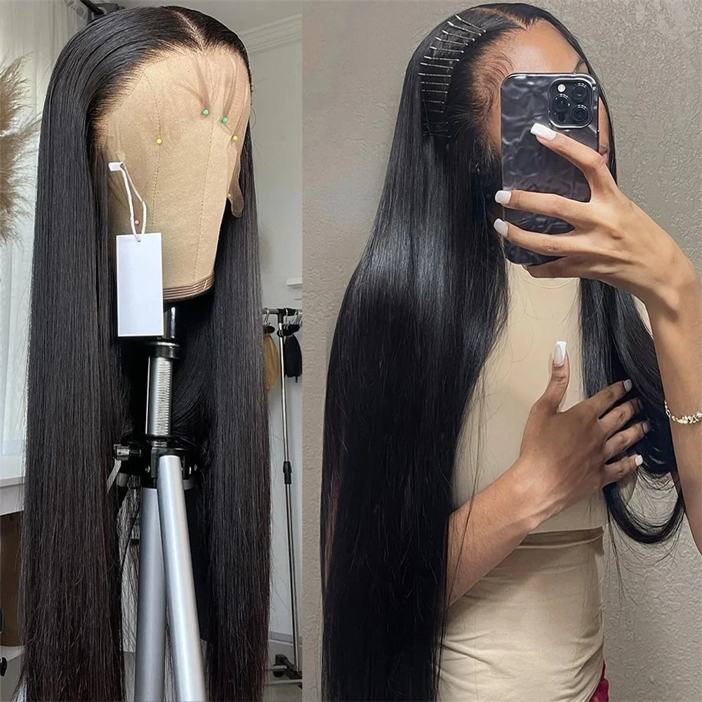 

40 Inch Hd Lace Frontal Wig Straight Lace Front Human Hair Wigs For Women 13x4 13x6 Human Hair Wigs Pre Plucked With Baby Hair