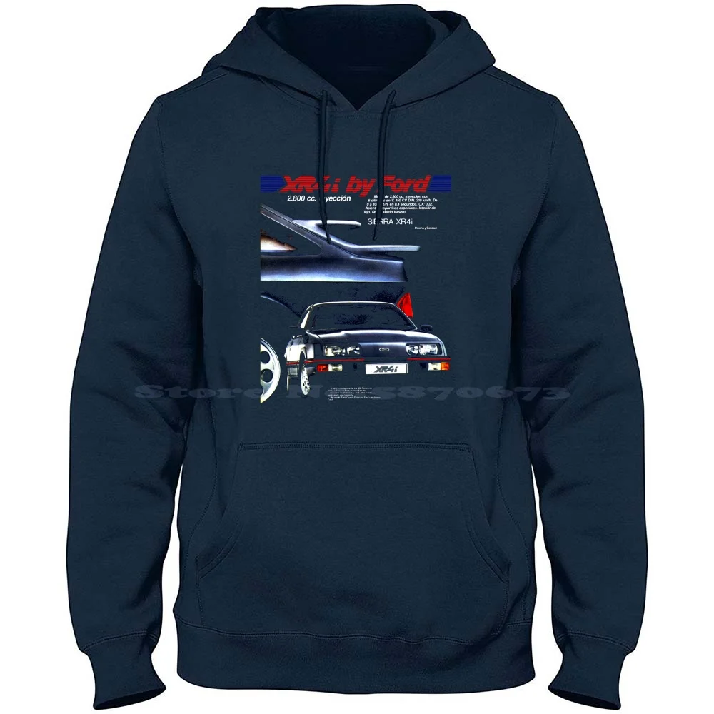 Sierra Xr4i 100% Cotton Hoodie Sierra Xr4i Xr4x4 Escort Xr3 Cortina Granada Germany 4wd Four Wheel Drive 1980s 1990s 2000s