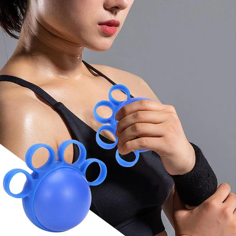 Exercise Squeeze Ball For Hands Hand Grip Strength Trainer Finger Stretcher For Yoga Athletes Musicians Hand Grip Exerciser