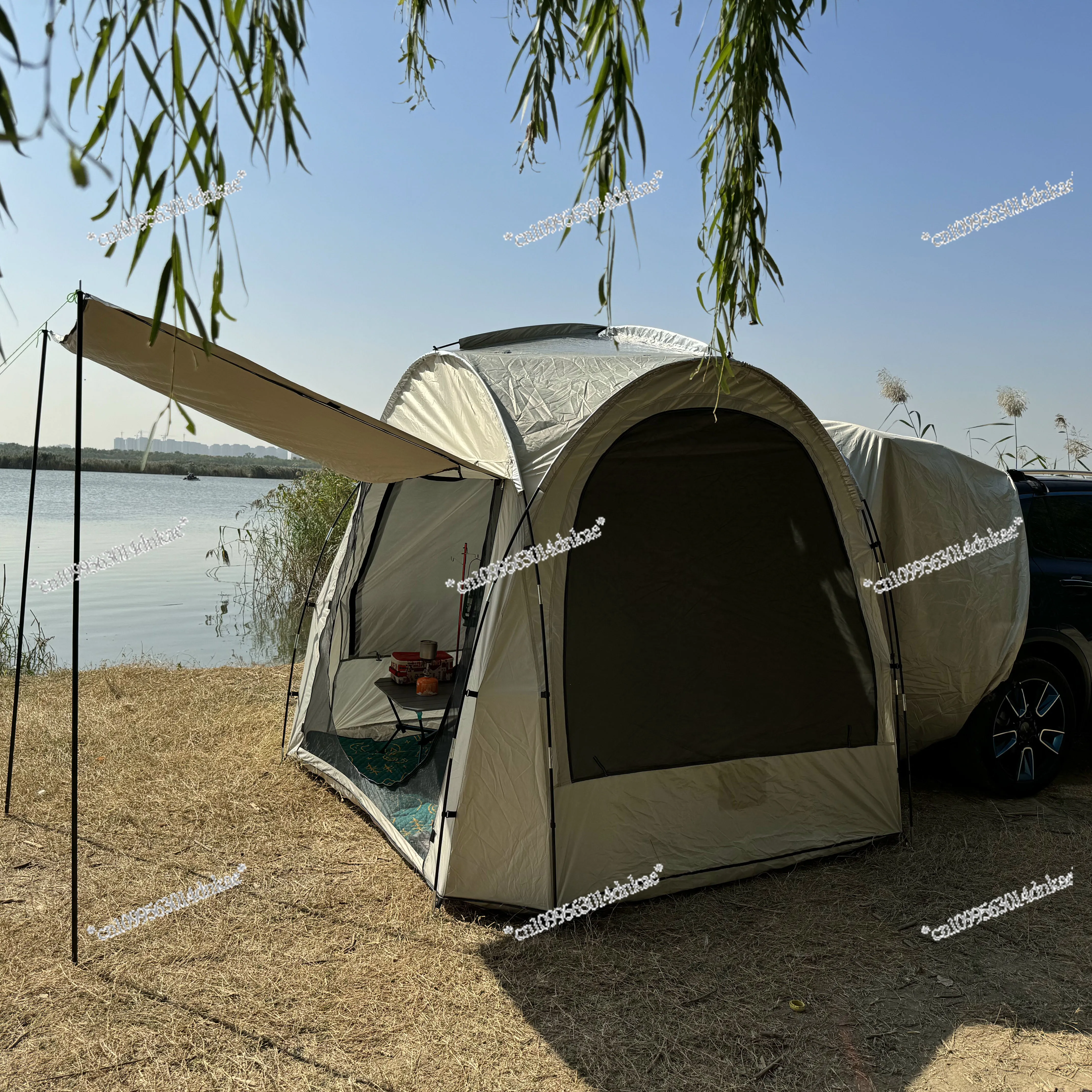 Super Panoramic Sunroof, One Bedroom, One Living Room, Rear Extension Tent, Self-driving Tour, Rear Extension Tent, Rear Tent