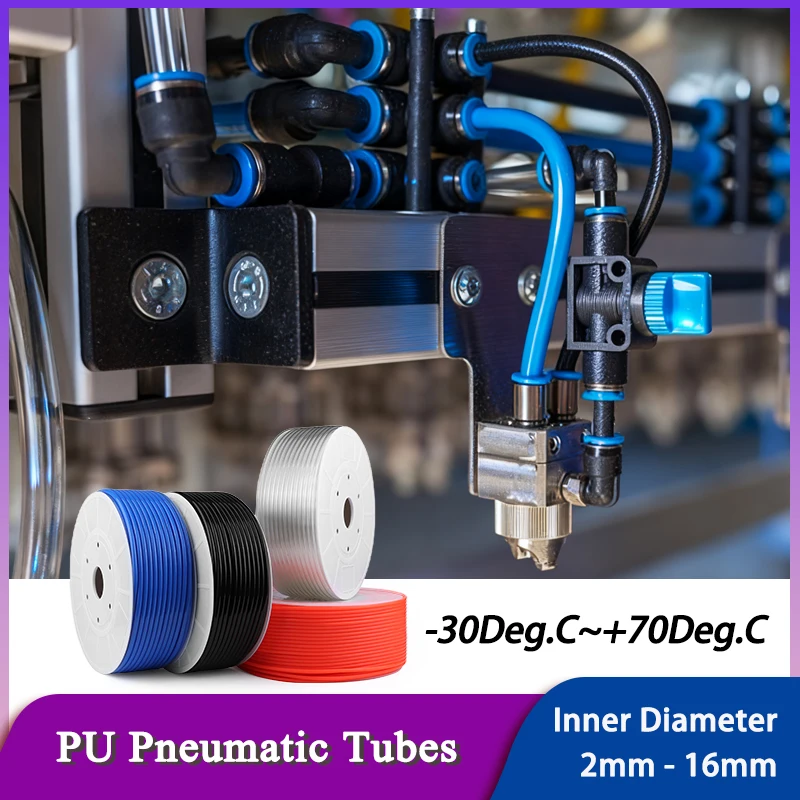

PU Hose Pneumatic Tube OD 3mm 4mm 6mm 8mm 10mm 12mm 14mm 16mm 18mm 20mm Air Hose Polyurethane Pipe Air Component Hose 1~10m