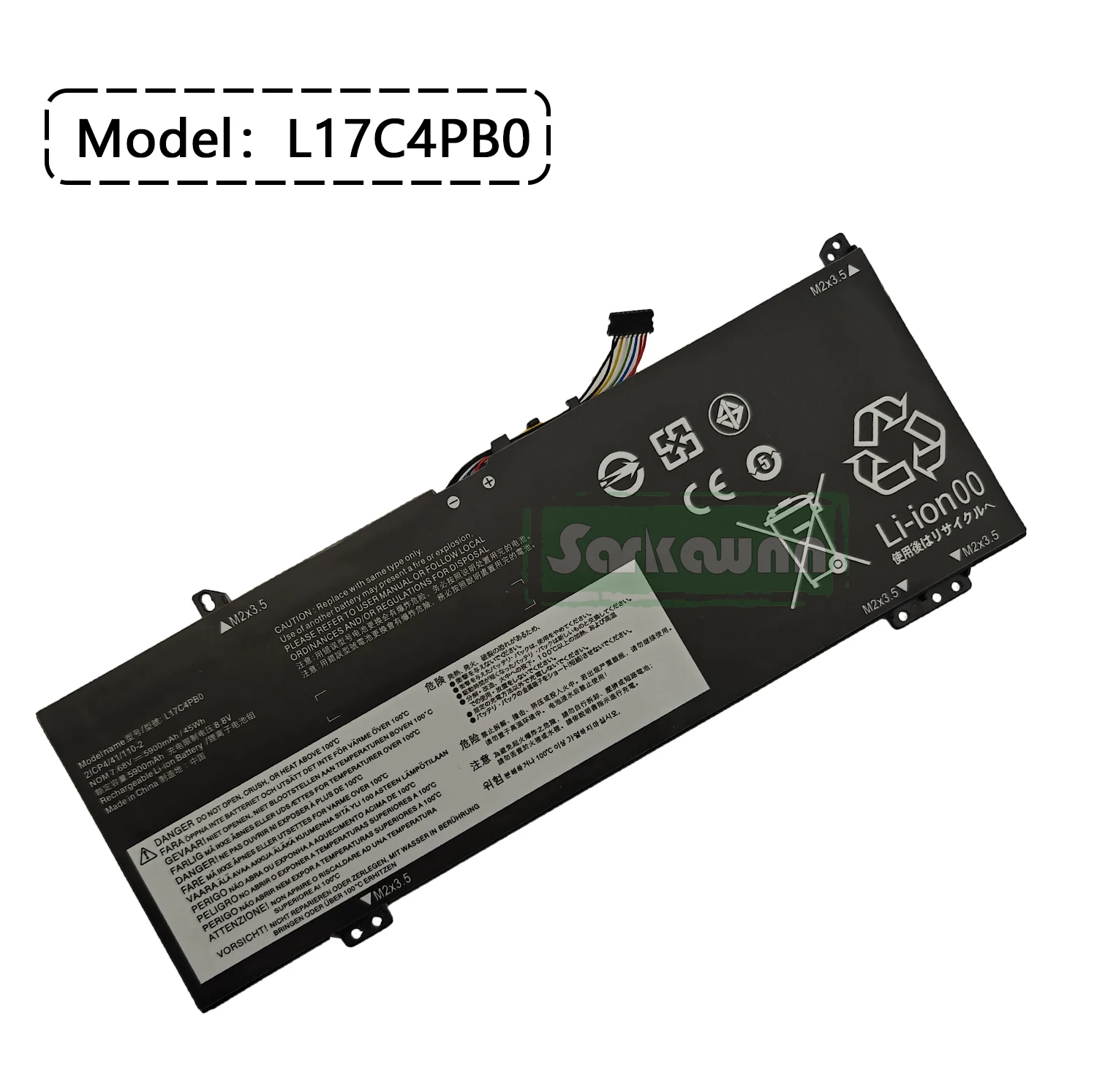 SARKAWNN L17C4PB0 Laptop Battery For Lenovo xiaoxin Air 14 2018 15 2018 14IKBR 15IKBR 14ARR 15ARR ideapad 530S-14IKB 530S-15IKB