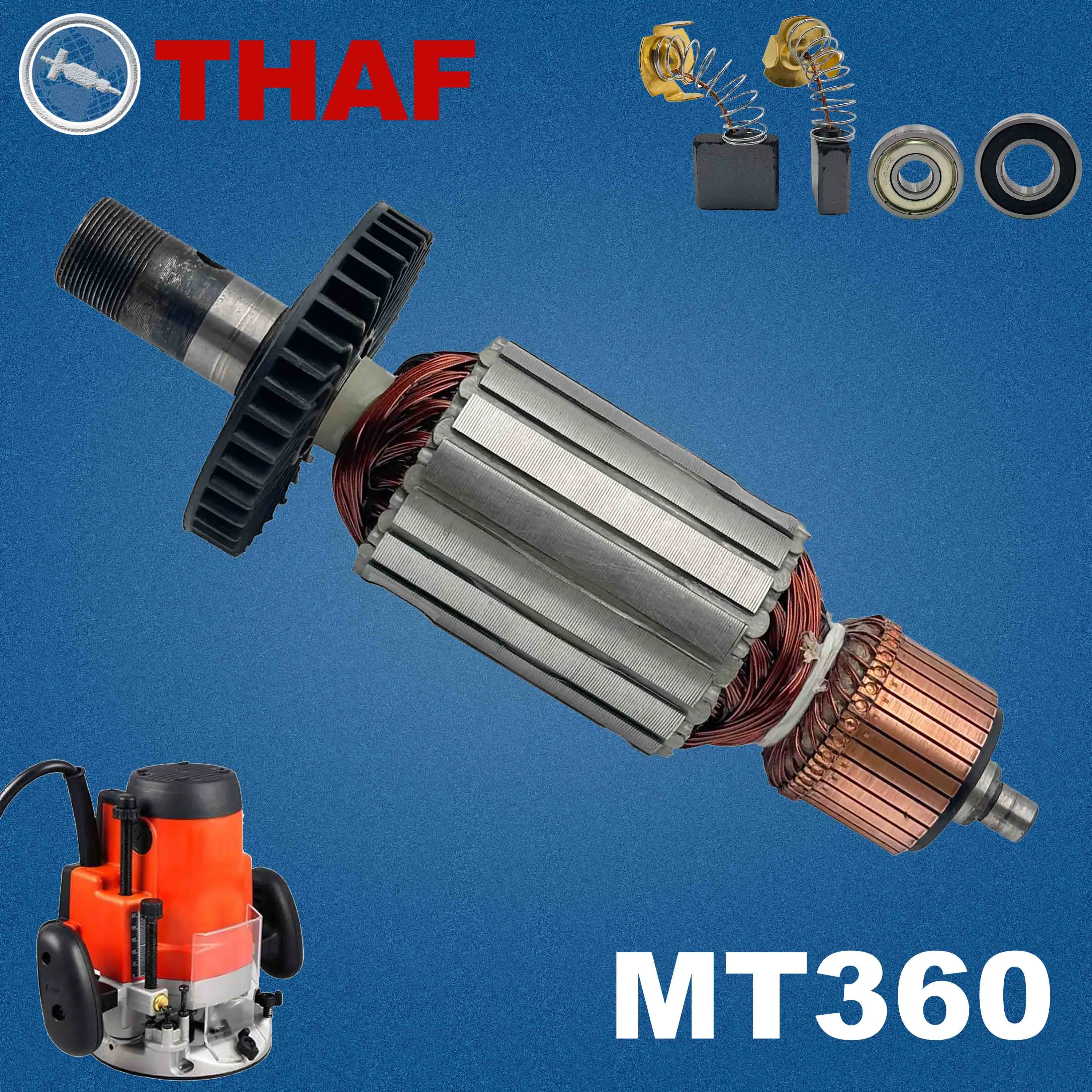 ac-220v-240v-mt360-armature-rotor-for-maktec-wood-router-spare-parts-wood-router-mt-360