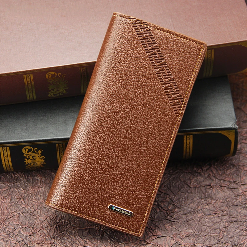 Men Luxury Wallet PU Leather Credit Card Holder Purses Carteira Masculina Carteras Billetera Hombre Money Portfe Carte Clutch