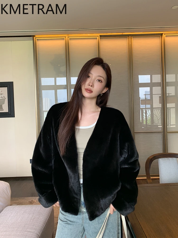 100% jaqueta de pele de vison inteira mulher luxo curto casaco de pele real roupas de inverno de alta qualidade para mulheres jaquetas peludas 2025 fourrure