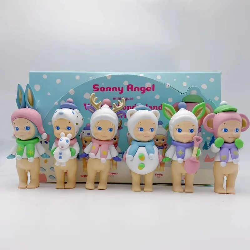 New Winter Wonderland Series Sonny Angel Cactus Series Blind Box Mini Anime Figures Ornaments Dolls Fans Children Xmas Gift Toys