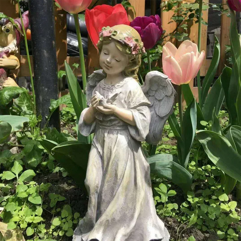 

New garden decoration Nordic country gardening decorations girl character little angel flower fairy creative decoration