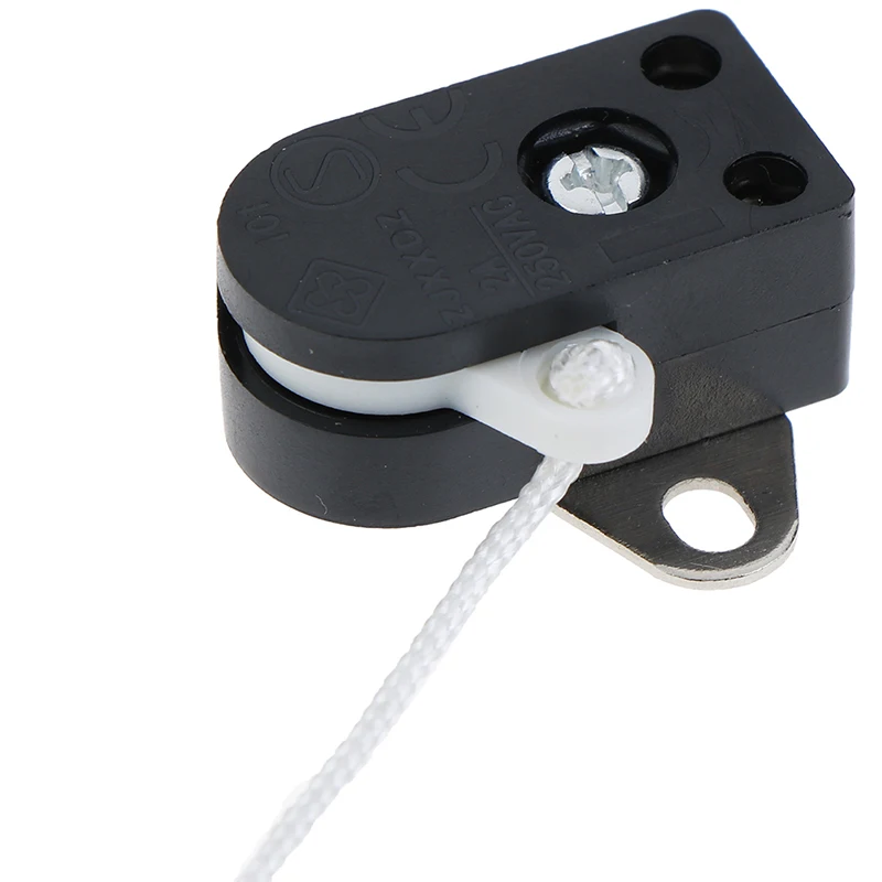 1pcs Pull Cord Switch For Wall Lamp Bedside Lamp Open Single Pull Control Rope Switchs Accessories