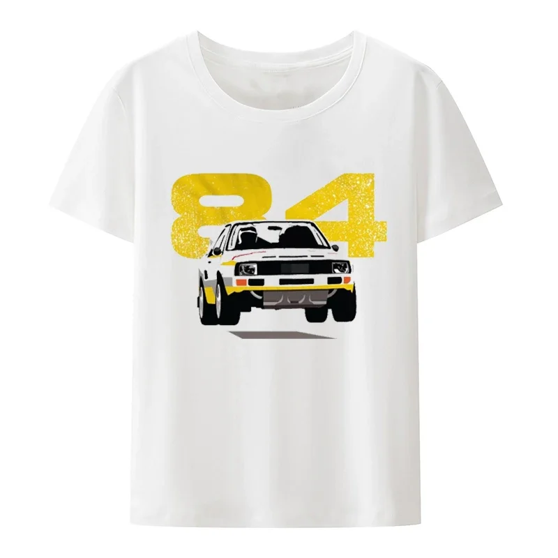 New Men Shirt Mens Rally Car TShirt Group B Historic Rally Tee Shirt Hip Hop Streetwear Tops Harajuku Casual Camisetas 4xl