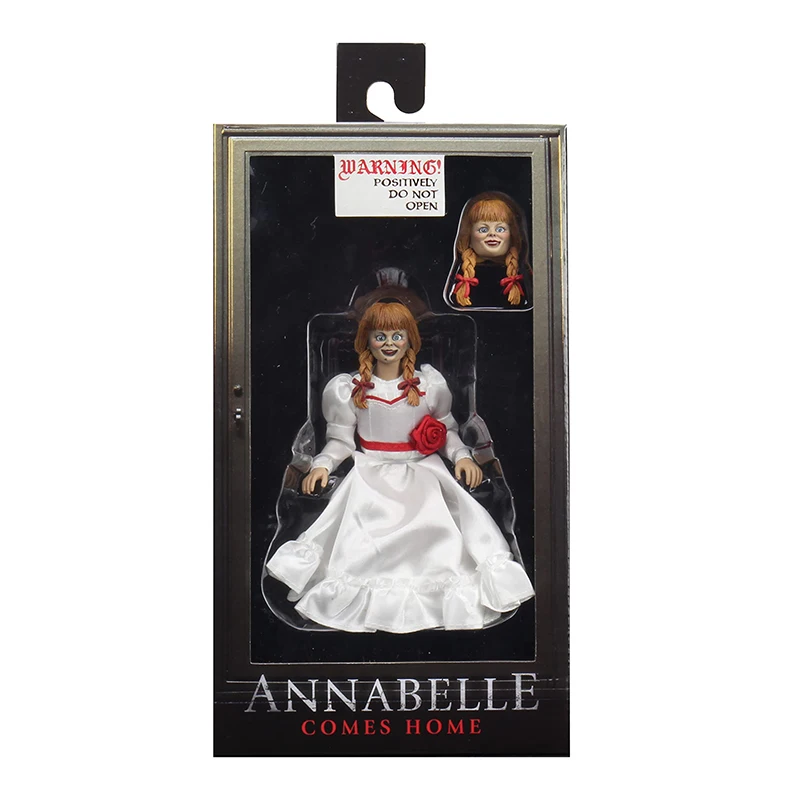 

Annabelle Comes Home 8-inch Evil Dressed Action Figure Horror Doll Classic Movies Collectible Toys for Children and Adults Model