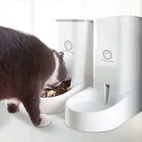 3.8L Large Capacity Pet Cat Automatic Food Water Dispenser Fountain Bottle Bowl Dog Cat Drinker Feeder Dog Drinking Pet Supplies