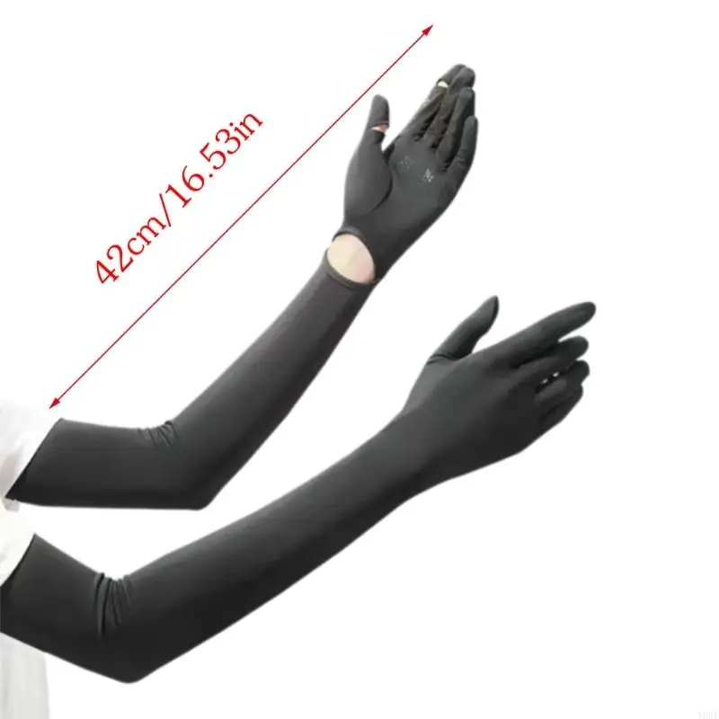 Manchons bras avec poignée en Silicone évacuant transpiration, idéaux pour l'extérieur Y08E