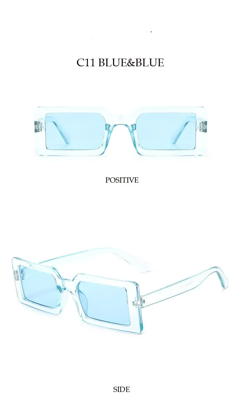 Quadratische Sonnenbrille für Damen, Kleine Rechteckige Sonnenbrille für Damen/Herren, Vintage Retro-Brillen für Frauen – Detail 15