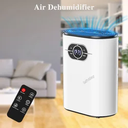 Deshumidificador absorbente de humedad, 1,2 L, Mini secador de aire para baño, secador de tela para el hogar