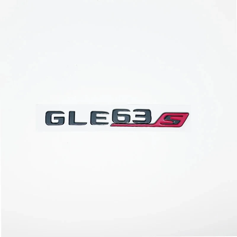 2017 Letters GLE43 GLE53 GLE63 GLE63S V8 Biturbo 4matic+ Emblem for Mercedes Benz AMG Car Side Trunk Rear W166 W167 Logo Sticker