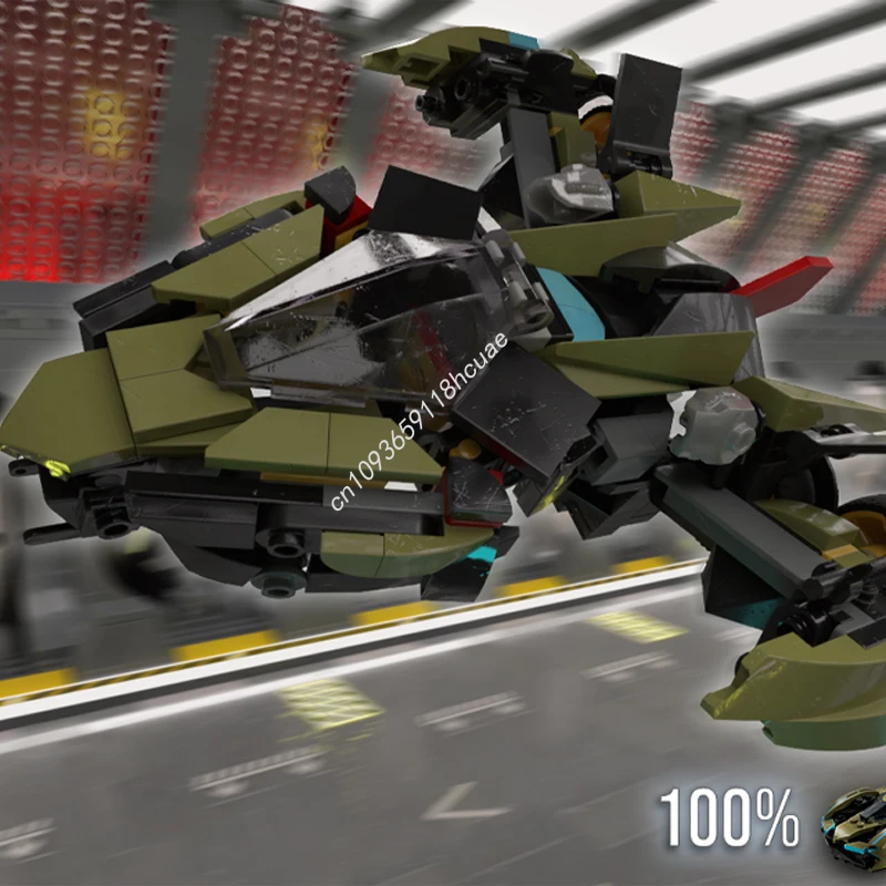 

223 шт. MOC Mag Level: Natrix City Champions Super Car Строительные блоки Рождественская игрушка для взрослых Подарок для творчества Логическое мышление