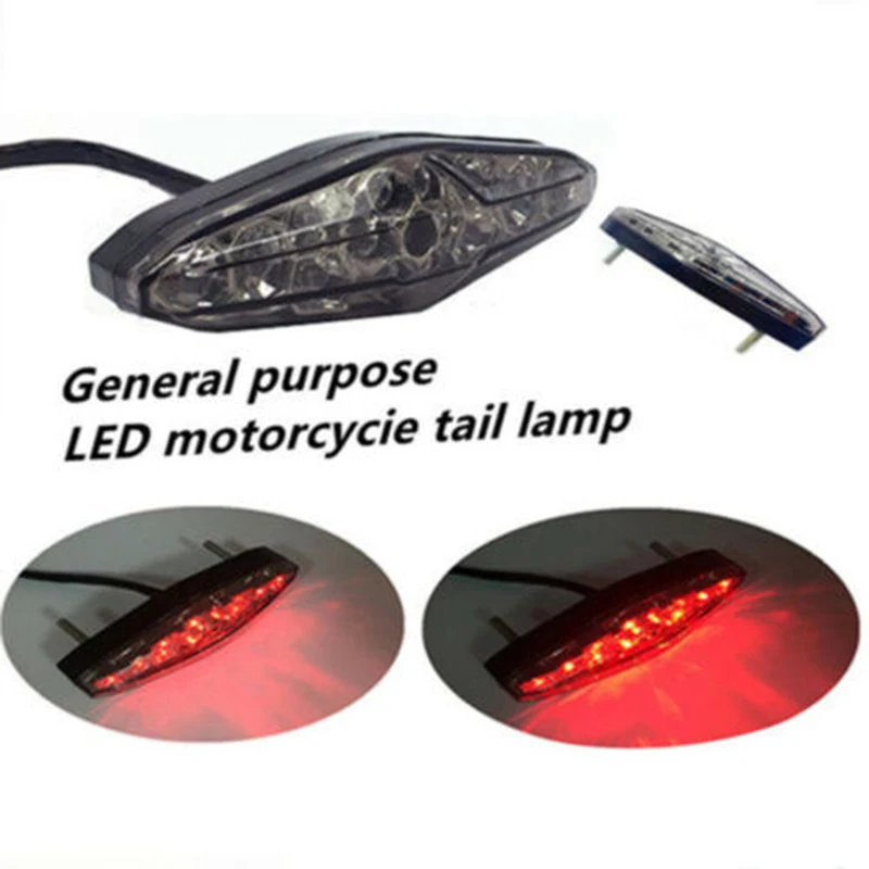 Motorcycle 15 Led Red Light Brake Light Electric Car Scooter Rear Tail Light Auto Parts