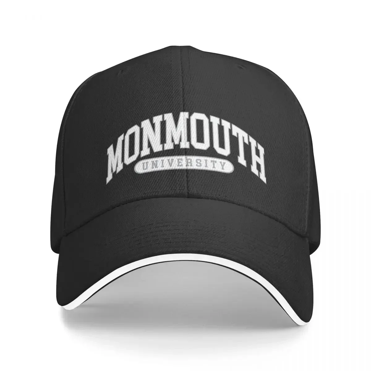 monmouth - college font Baseball Cap Big Size Hat Ball Cap Men Women's