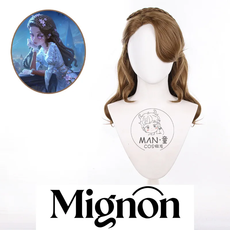 

Identity V Psychologist Juliet Cosplay Wig Brown Fluffed Top Long Curly Hair Halloween