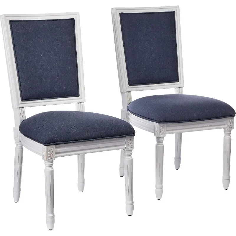 Home Collection Buchanan French Brasserie Linen Side Chair