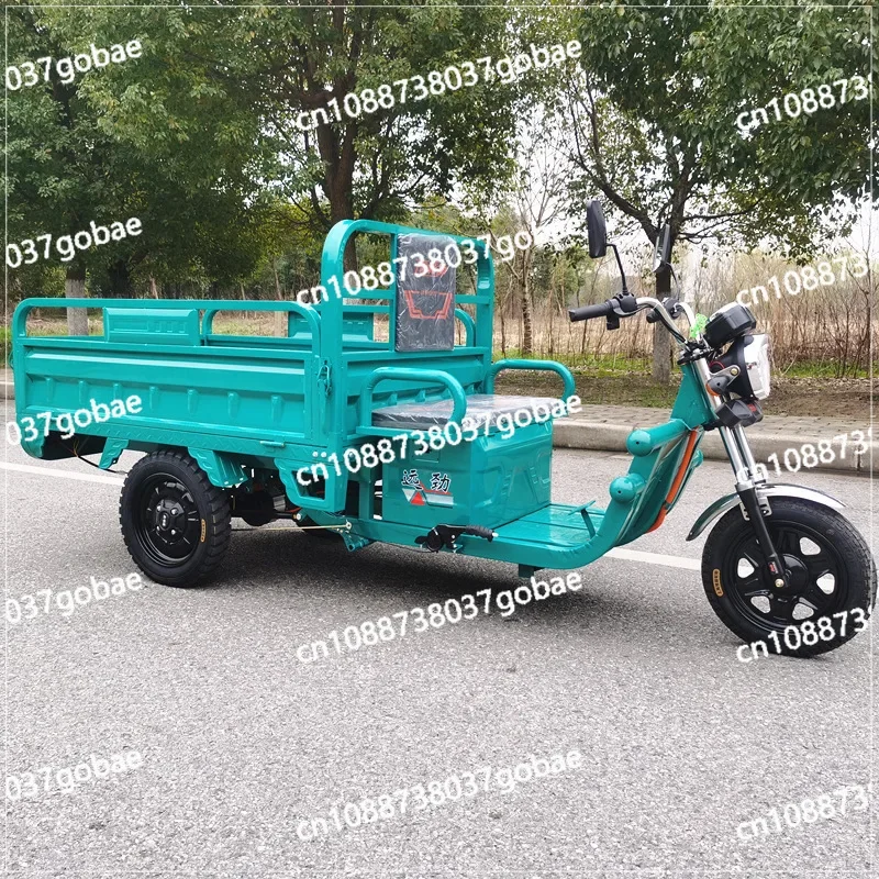 Electric Tricycle Truck Load Flat Adult Pulling Goods Three-wheeled Express Vehicle Household Battery Car Agricultural Vehicle