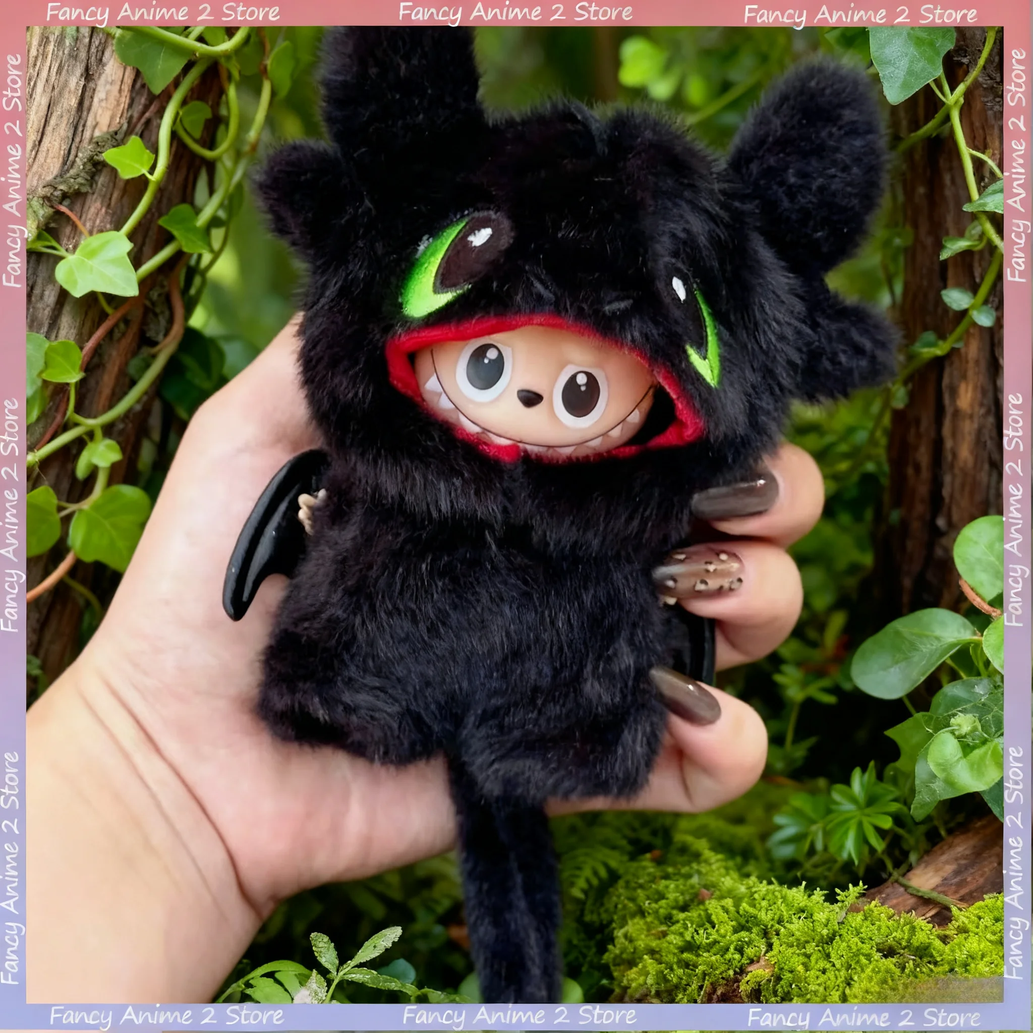 

Для Mini Labubu 4,0 плюшевая кукла, милый наряд дракона без зубов с крыльями для куклы серии Love, модные аксессуары «сделай сам», одежда, подарок