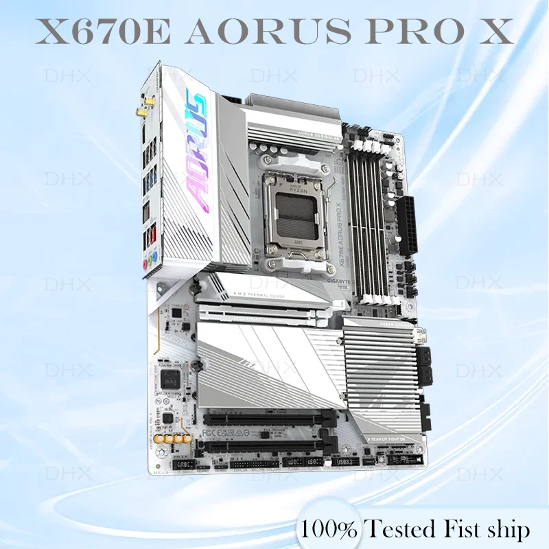 For X670E AORUS PRO X Motherboard 192GB SATA 3.0 HDMI M.2 Socket AM5 DDR5 ATX X670 Mainboard 100% Tested Fully Work be Fast ship