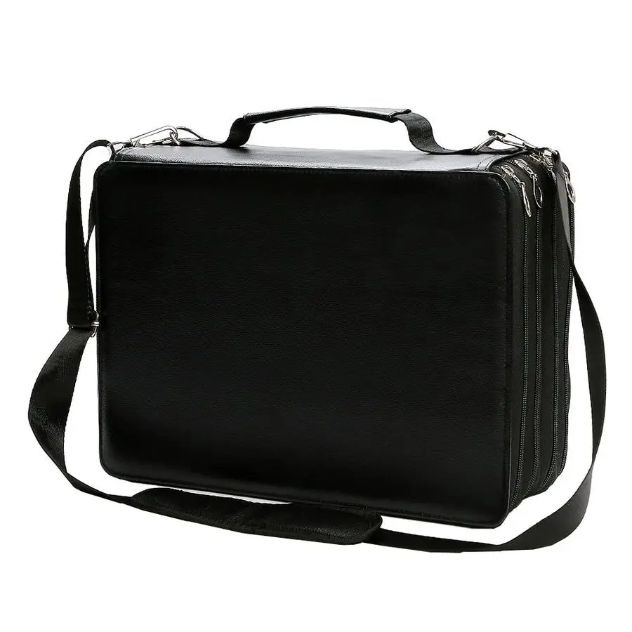 

Marker Pen Organizer Case 224 Slots Large Capacity with Handy Wrap Portable Multilayer Holder for Watercolor Pencils amp Gel Pen