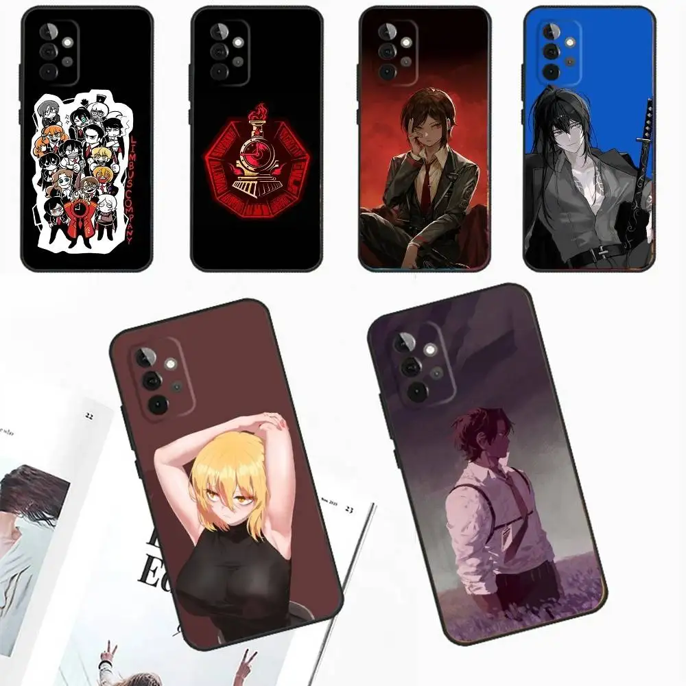 

Game Limbus C-Company Phone Case For Samsung Galaxy A13,A21s,A22,A31,A32,A52,A53,A71,A80,A91 Soft Black Phone Cover