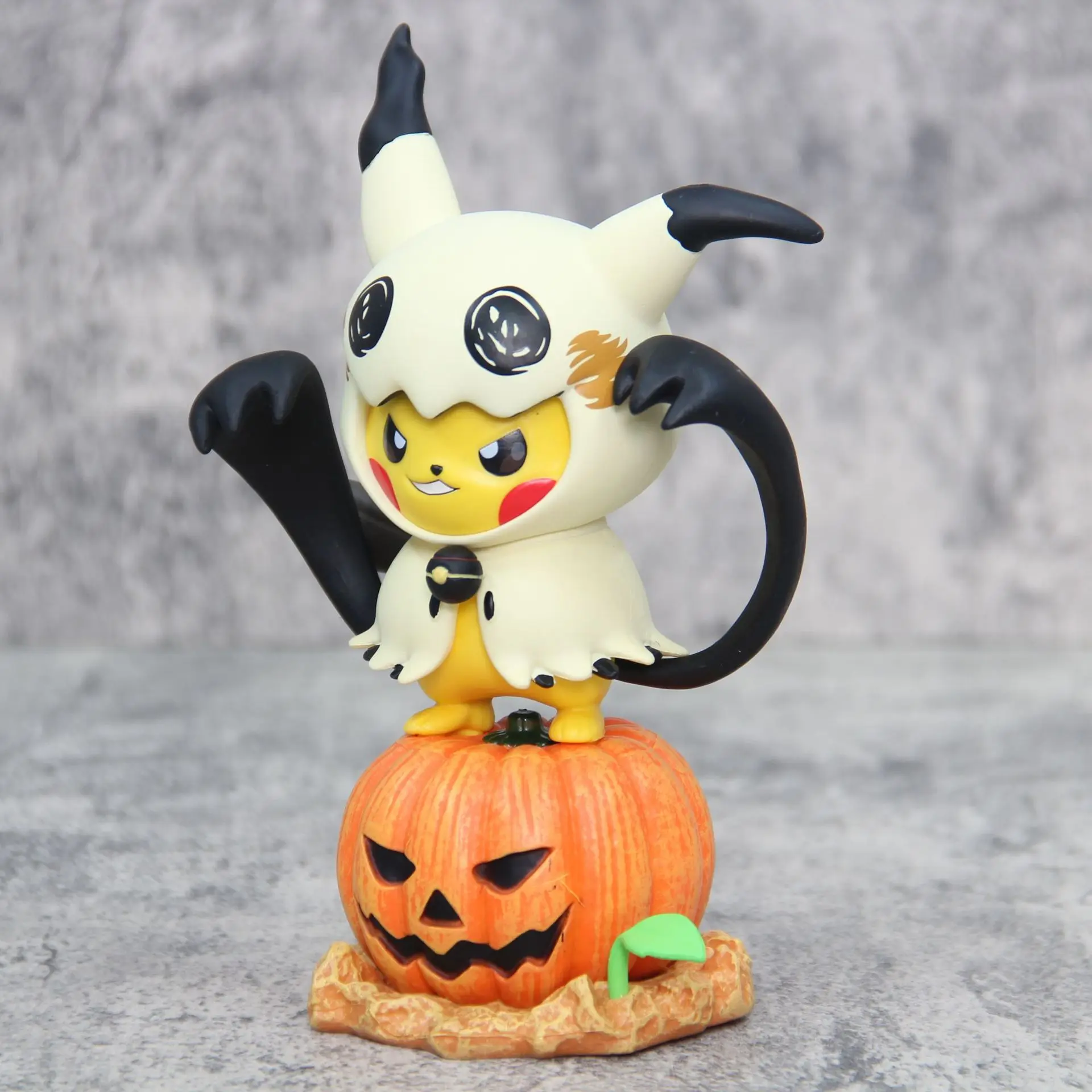 New Pokemon Pikachu Halloween Model Ornaments Toy Anime Figures Mimikyu Cool Cosplay Action Peripherals Toy  Christmas Gift