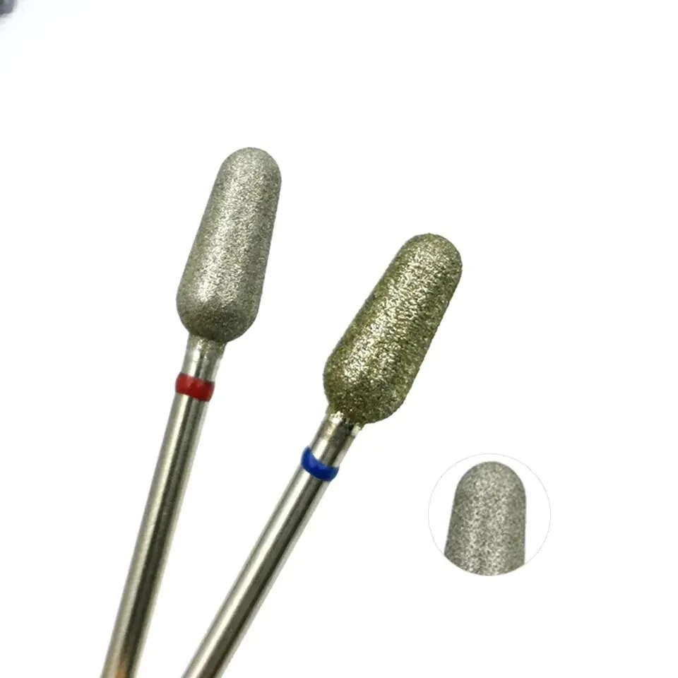 السلس العلوي رأس مطحنة الماس مسمار لقمة ثقب 3/32 الروتاري مسمار لدغ التدريبات الكهربائية الأظافر الملحقات #1