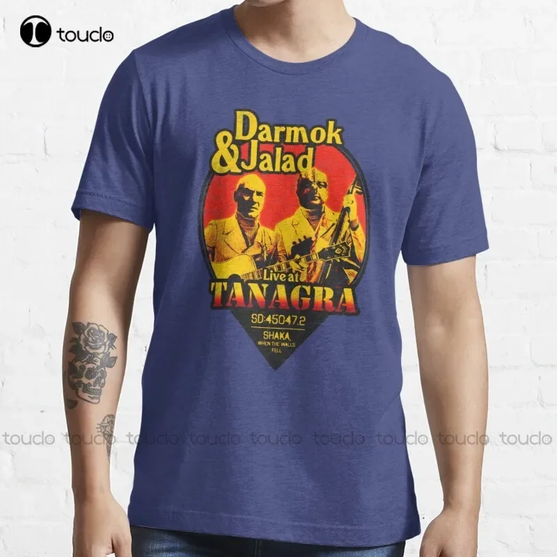 New Darmok And Jalad At Tanagra T-Shirt Cotton Tee Shirt Black And White Shirt Custom Aldult Teen Unisex Fashion Funny New