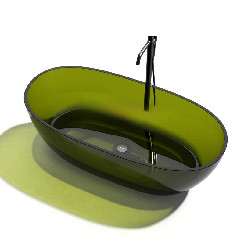 

Freestanding bathtub Color resin household acrylic bath bathtub