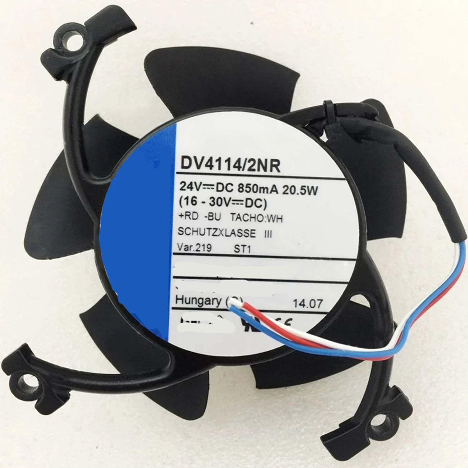 مروحة تبريد DV4114/2NR DV4114 2NR DC 24V 850MA 20.5W 12CM 11938 119X38MM 3-Wire