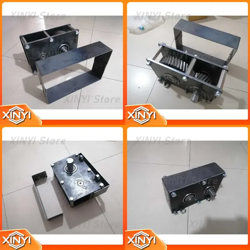 for Hand Crank Speed Increasing Gearbox Transmission Customizable Reduction Box for Wind Hydro Power DIY Gear Set