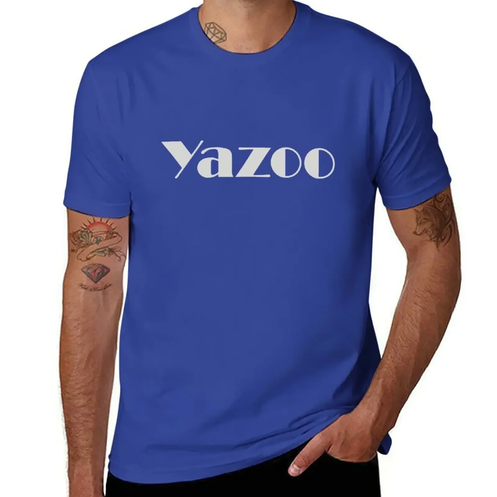 Short sleeve tee customs black t-shirts for men Yazoo T-shirt  men clothing  oversized t shirt  harajuku image 5