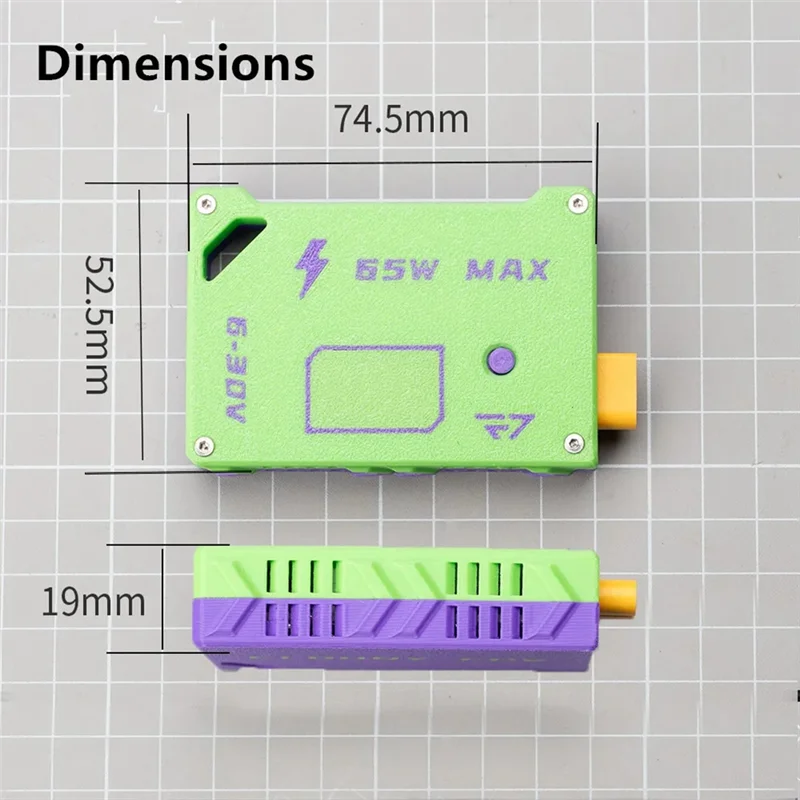 JABS-automatisch alarm Power-Off PD snellaadmodule voor FPV Drone Ingebouwde step-down snellaadmodule voor FPV Drone AVATA2