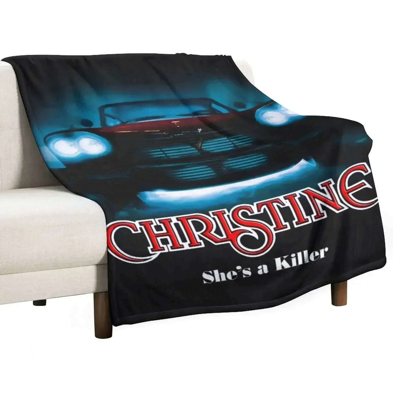 movie car christine and steven spielberg Throw Blanket Bed covers wednesday Flannel Blankets