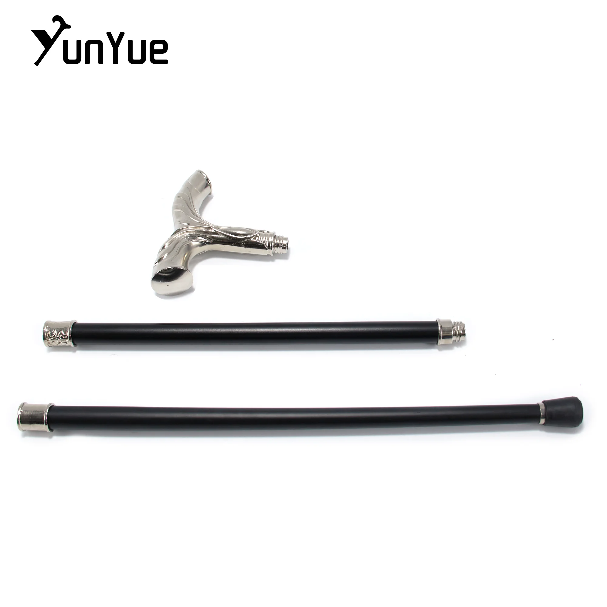 Bastone da passeggio alla moda a strisce bianche Eleganza gentildonna Stampella decorativa Puntelli cinematografici Cospaly Bastone da passeggio Bastone da trekking 93 cm