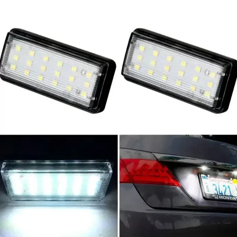 

For Toyota Land Cruiser/Prado 1998-2018 Lexus LX470 LX570 GX470 White Light LED License Plate Light License Tag Lamp Accessorie